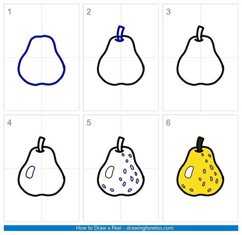 How To Draw A Pear In 5 Easy Steps .